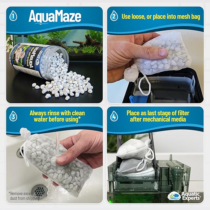 Aquatic Experts AquaMaze Aquarium Bio Media – 1L - Image 5
