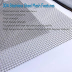 2PACK 304 Pretty Sturdy 12” X 24”, 5 Mesh Wire Mesh Screen, Stainless Screen - Image 6