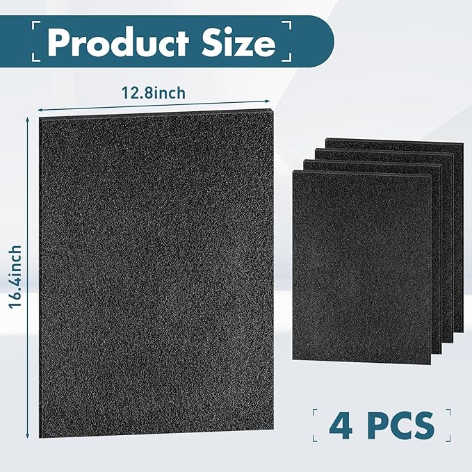Pangda 4 Pack Activated Carbon Pre Filters Replacement Compatible - Image 2