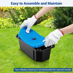 NFESOLAR Pond Filter for Outdoor Ponds, Filter Box - Image 8