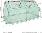 Sunnydaze Outdoor Portable Mini Cloche Greenhouse - Image 3