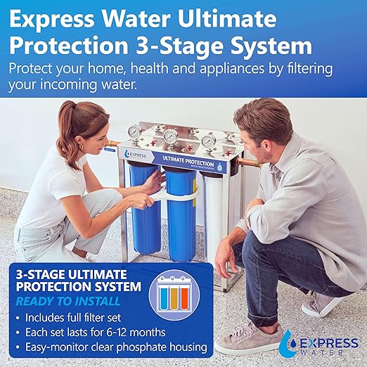 Express Water Whole House Water Filter System | ULTIMATE PROTECTION | 3 Stage - Image 2