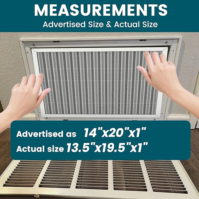 14x20x1 Air Filter-MERV 8, Washable & Reusable Electrostatic Air Filter - Image 4