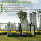 Porayhut Portable Greenhouse Tent, Easy Set-Up Gardening Flower House & Plant - Image 5