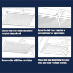 97007696 41F UPGRADED Range Hood filter 10.5 x 8.75 - Image 5