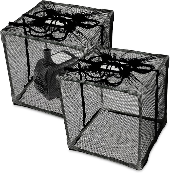 Pond Pump Filter Bag Solid Pump Mesh Box Adjustable Pond Filter Box Protective - Image 9