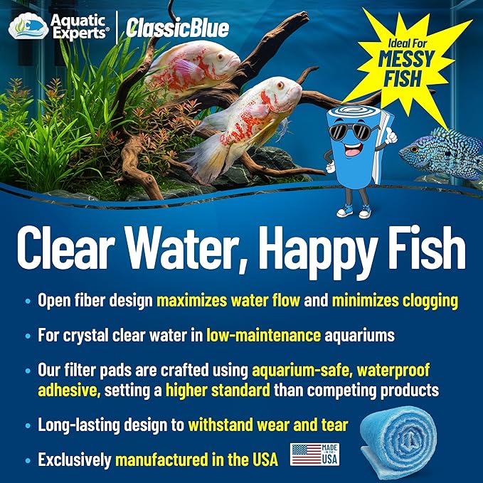 Aquatic Experts Classic Bonded Aquarium Filter Pad -18 Inches by 12 Feet by .75 - Image 2