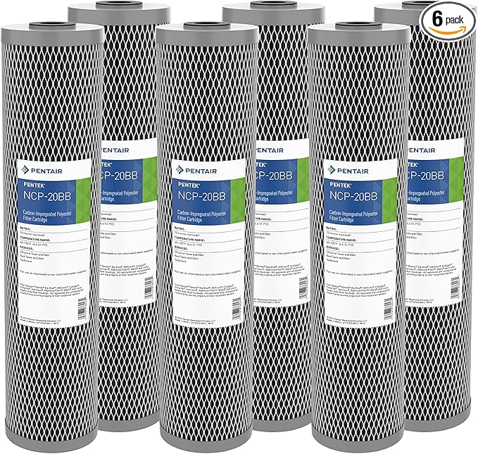 Pentair Pentek NCP-20BB Big Blue Carbon Water Filter, Whole House Non-Cellulose by PENTAIRPENTEK