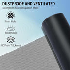 39x12 inch Customizable DIY Floor Vent Covers, Magnetic PVC Vent Mesh - Image 3
