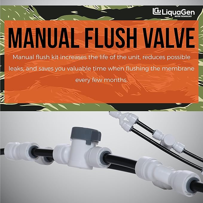 LiquaGen - 6 Stage Reverse Osmosis + Deionization Water Filtration System- 100 - Image 6