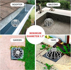 Gutter Guard, 304 Stainless Steel Roof Drain Cover, Anti-Clogging Filter - Image 7