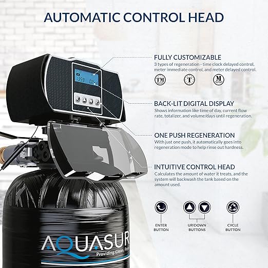 Aquasure Harmony Series 72, 000 Grains Whole House Water Softener Bundle - Image 6