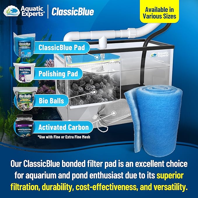 Aquatic Experts Classic Bonded Aquarium Filter Pad -12 Inches by 72 Inches by - Image 3