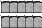 AQUANEAT 10pcs Aquarium Filter Media Bags, Fish Tank Coarse Mesh Bags by Aquaneat