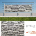 Privacy Screen Protector 4.3' x 9.8' Durable and UV Resistant Privacy Screen by AYLFBFU