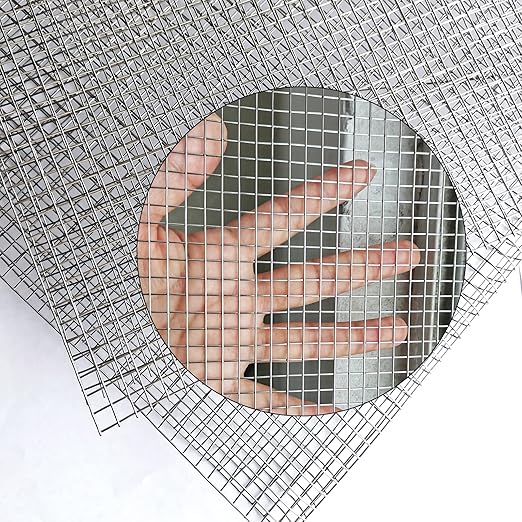 Upgraded 2PACK SS Wire Mesh, 4 Mesh Completely Welded, 12 X 24 in, Stainless 304 by ValchooseLLC