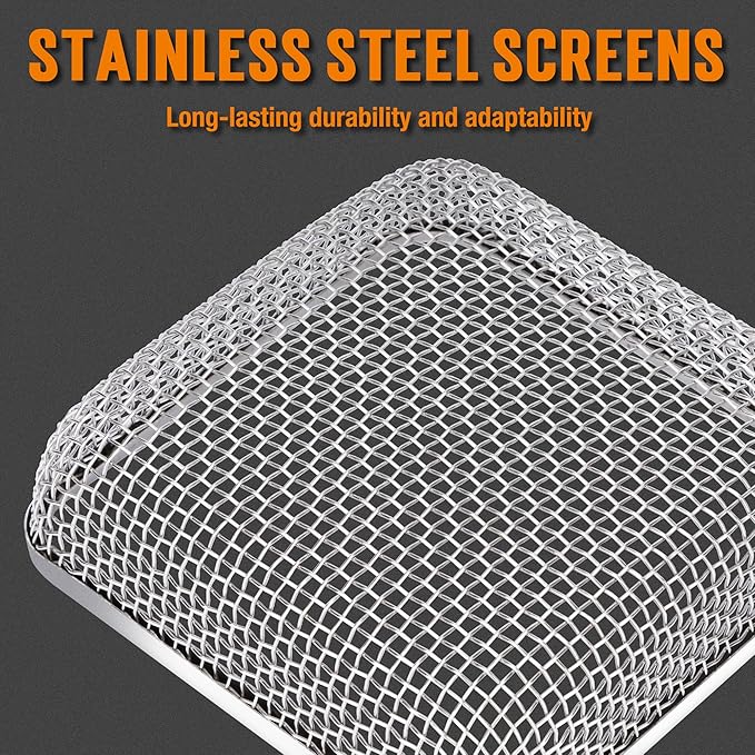 TONDA RV Furnace Vent Screen, Bug Screens Heater Vent Cover - Image 6
