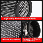 Cold Air Intake Filter High Performance Washable Filter Clamp-On Replacement - Image 5