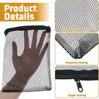 Grevosea 20 Pcs Aquarium Filter Media Bags, Fish Tank Coarse Mesh Bags 5.91 x - Image 3