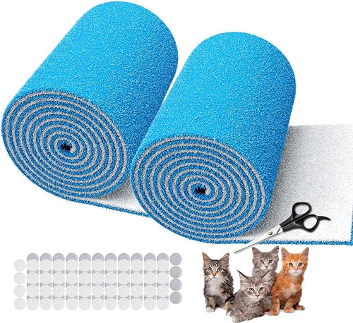 2 Rolls Air Filters 12x90, Cut to Size MERV 8 Electrostatic Floor Vent Filter by Demiwise