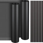 Woanger 1 Pcs 1000 x 300 mm DIY PC Case Dust Filter PC Fan Mesh Filter Floor by Woanger