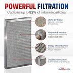 16x24x1 Electrostatic Air Filter, MERV 8, Reusable Furnace AC/HVAC Filter - Image 2