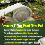 Aquatic Experts Classic Koi Pond Filter Pad COARSE – Bulk Roll Pond Filter Media - Image 3