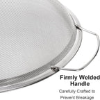 Jucoan 2 Pack Fine Mesh Paint Strainer, 11.5 Inch Stainless Steel 60 Mesh Paint - Image 4