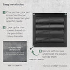 Vent Systems 8" x 8" - Image 4