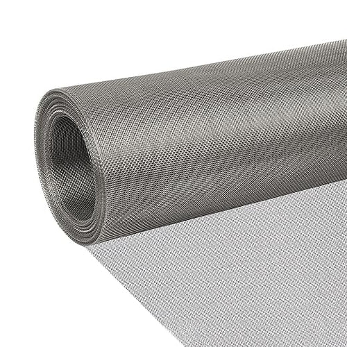 20mesh Stainless Steel Mesh Screen, 15.7"x78.7" Metal Mesh Screen, 1mm Hole by Unknown