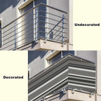 Privacy Fence 2.6' x 19.7' UV Protection Weather-Resistant Privacy Fence Panels - Image 8