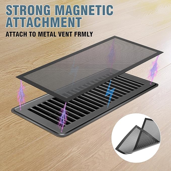 6 Pack Strong Magnetic Floor Vent Cover - Image 3