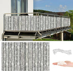 Privacy Fence 3' x 13.1' Durable UV-Resistant Patio Privacy Screen, Included by AYLFBFU