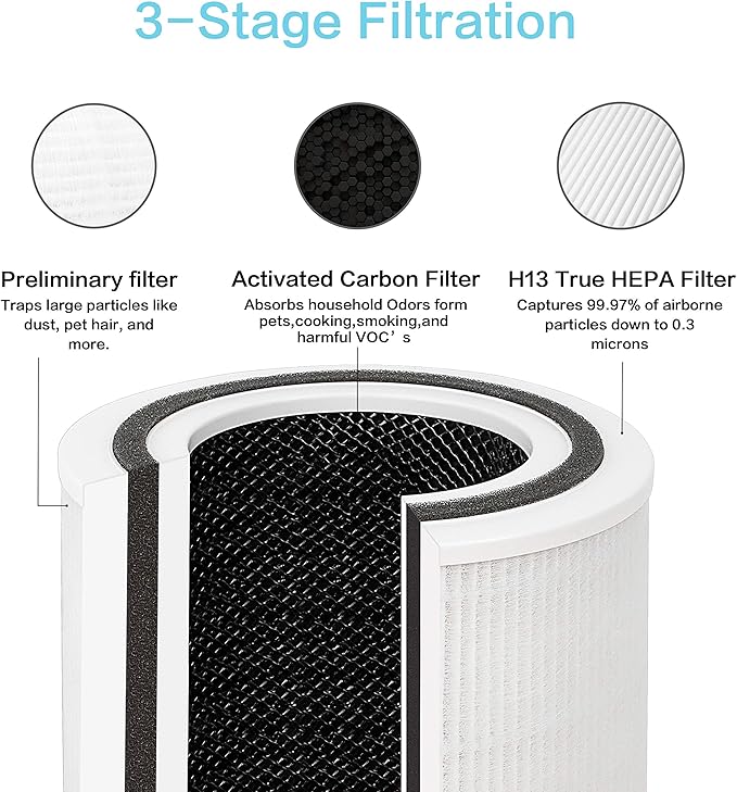 Flintar TPAP001 H13 Replacement Filter, Compatible - Image 3