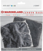 Marineland Carbon Bags, Support Chemical Aquarium Filtration, Rite-Size S by Marineland