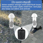 2 Inch Vent Stack Pipe Filter, Sewer Vent Septic Filter Vents Pipe Cap - Image 4