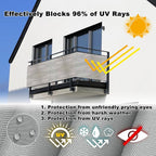 Privacy Fence Screen 3.3' x 3.3' Durable UV-Resistant Outdoor Privacy Screen - Image 4