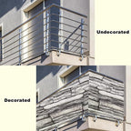 Privacy Screen 3.1' x 6.6' UV Protection Weather-Resistant Privacy Fence Panels - Image 8