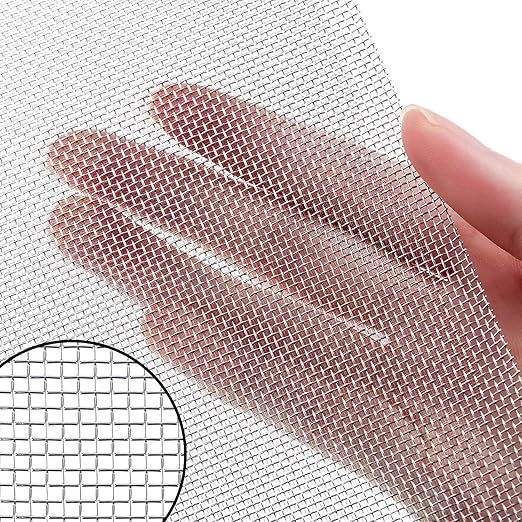 2 Pack 304 Stainless Steel Wire Mesh Screen 20 Mesh 11.8 x 11.8 Inch Metal - Image 6