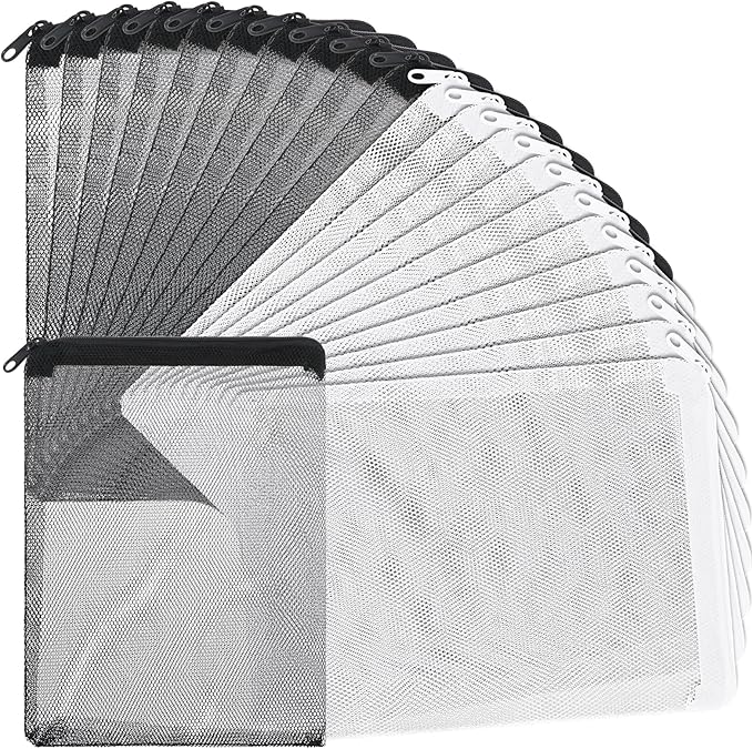 Grevosea 20 Pcs Aquarium Filter Media Bags, Fish Tank Coarse Mesh Bags 5.91 x by Unknown