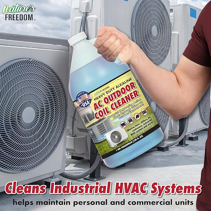 Natural's Freedom HVAC Outdoor Coil Cleaner Gallon - Image 6