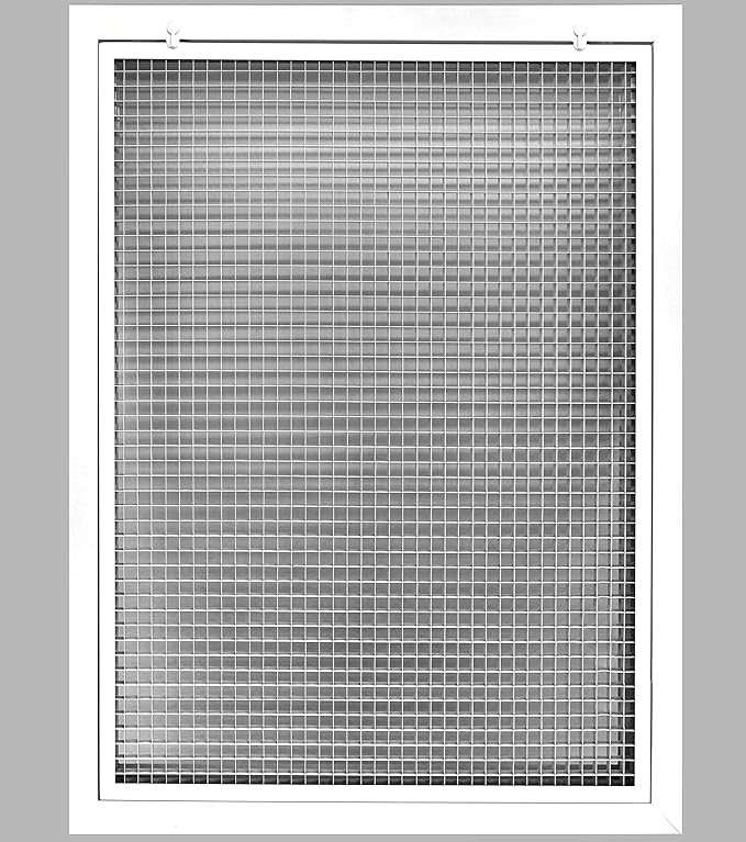 HVAC Premium 22" x 32" Cube Core Eggcrate Return Air Filter Grille by HVACPremium