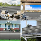Privacy Screen Protector 3.1' x 23' UV-Protection Wind-Resistant Privacy Screen - Image 7