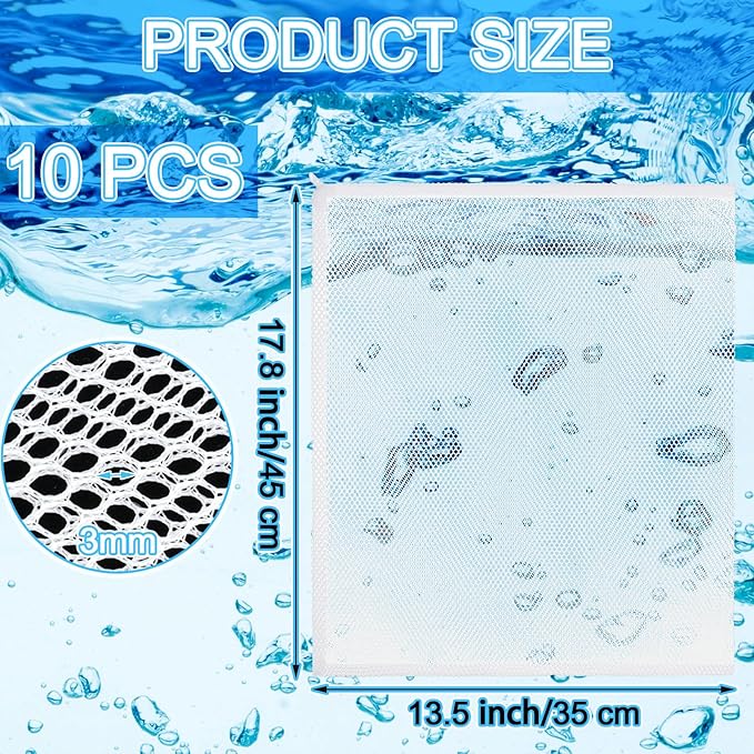 Abbylike 10pcs Large Filter Media Bags - Image 2