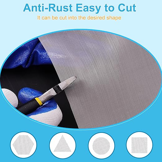 8 Pcs 13x9 120 Mesh 304 Stainless Steel Wire Mesh Sheet, Rustproof Metal Mesh - Image 2