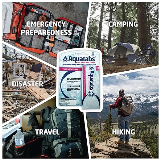 Aquatabs 49mg Water Purification Tablets. Portable Water Purifier - Image 5
