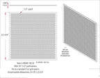 2'x2' Black Plastic Perforated Tile, 2 Pack - Image 6