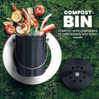 Utopia Kitchen Compost Bin for Kitchen Countertop, 1.3 Gallon Compost Bucket - Image 2